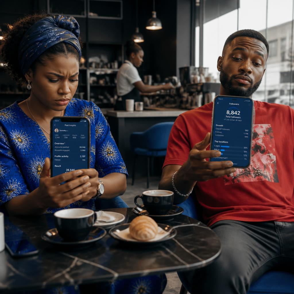 Nigerians checking Instagram growth services