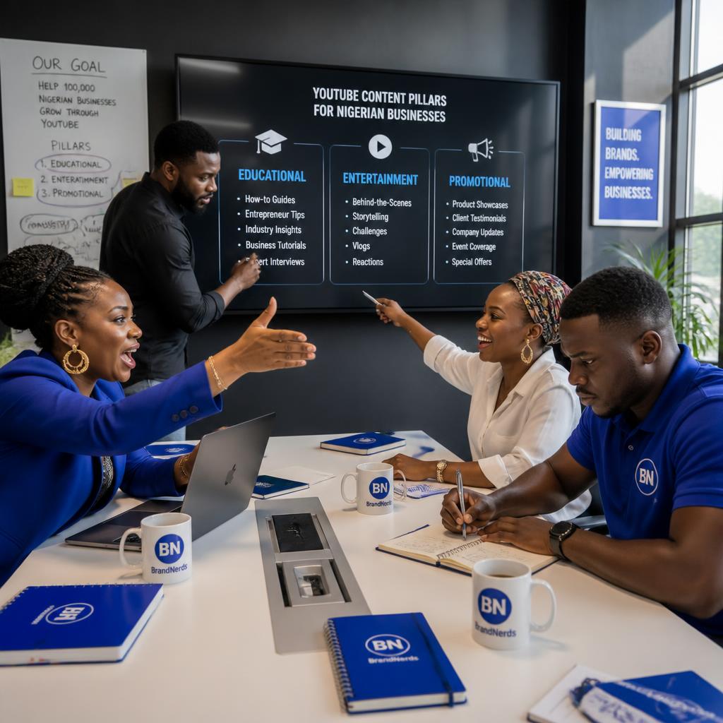 Nigerian SMEs brainstorming YouTube themes