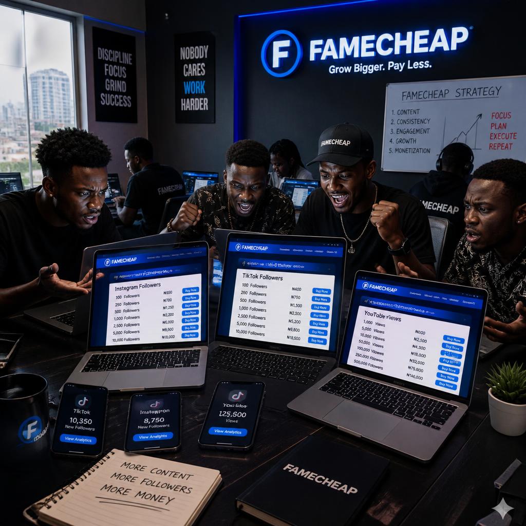 FameCheap pricing and features panel