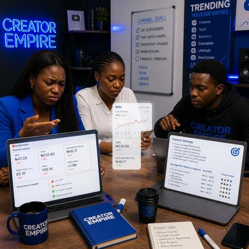 Nigerian YouTubers counting ad revenue per 1,000 views