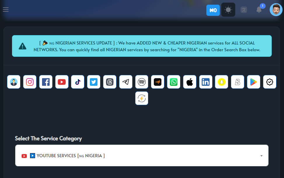 All SMM frowth services provided