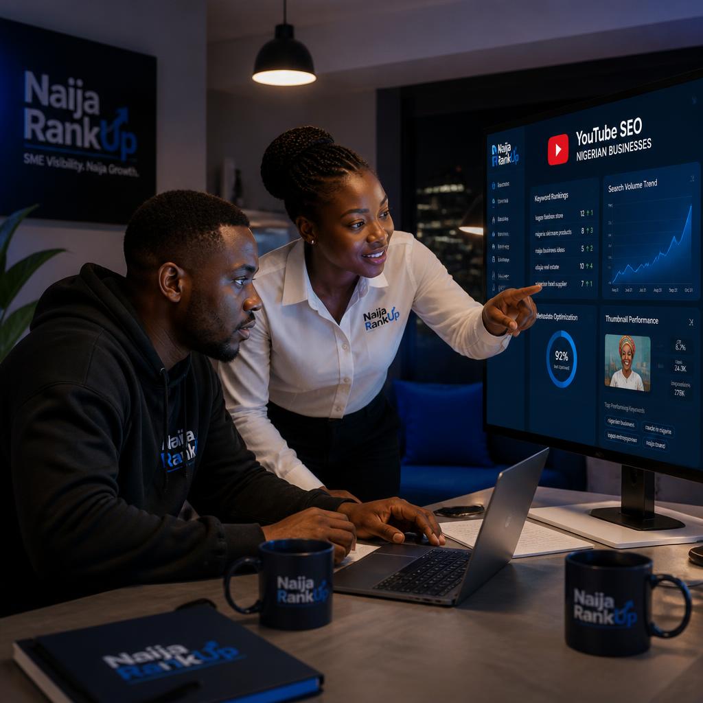 Nigerian entrepreneurs optimizing YouTube videos