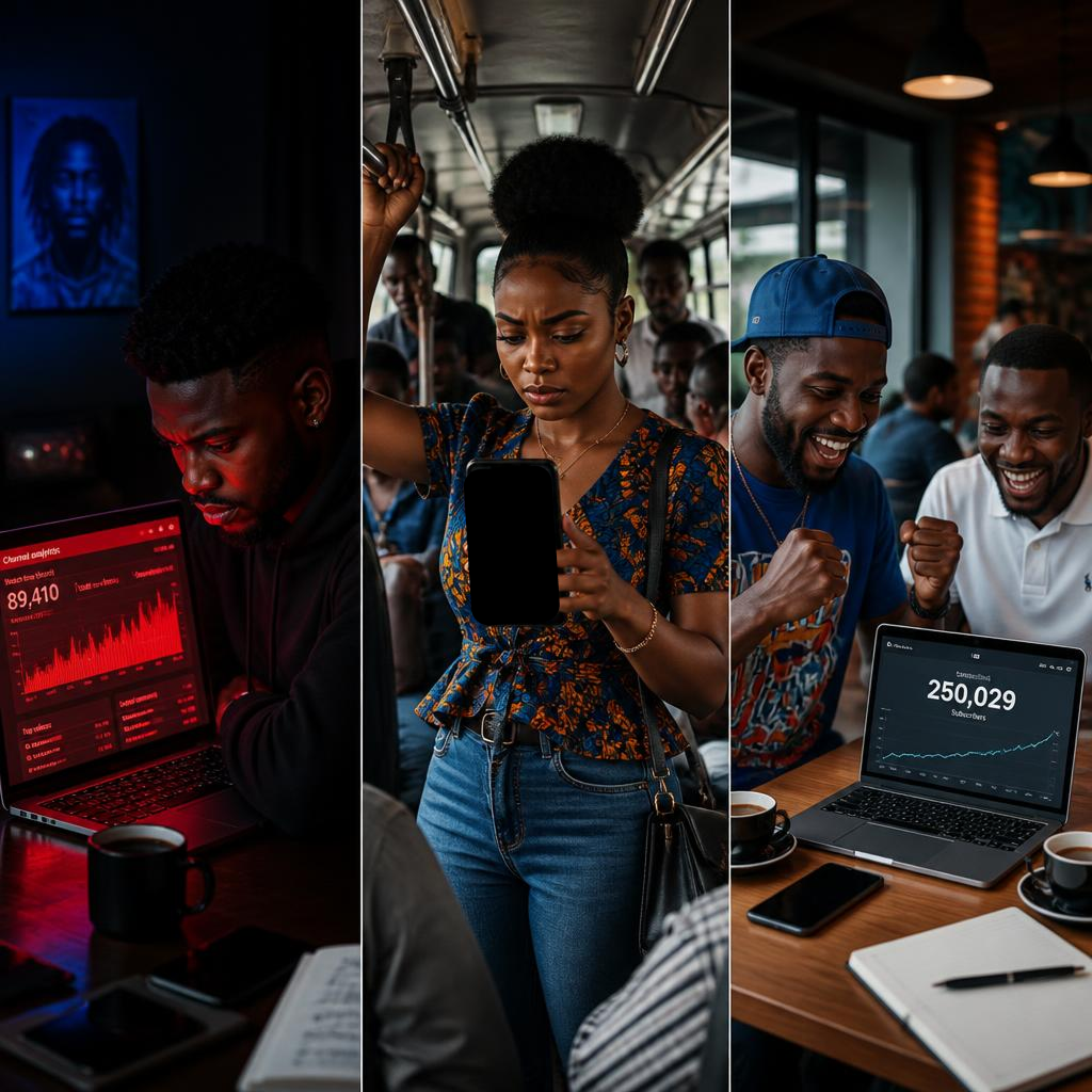 Nigerian creators learning thumbnail design tips