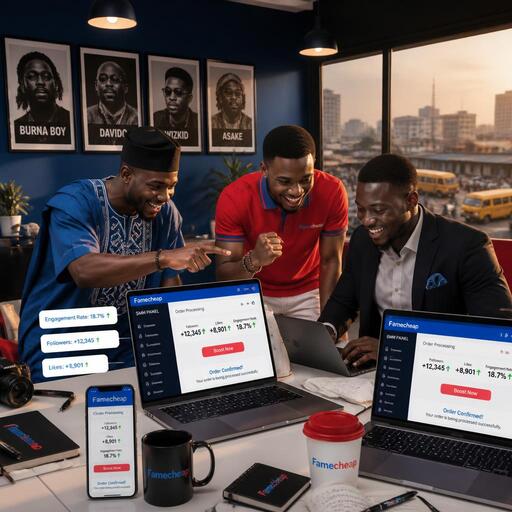 Young Nigerians using Famecheap app