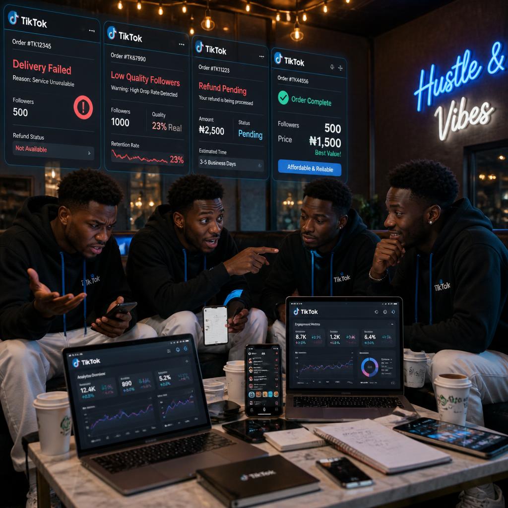Naija youth comparing TikTok SMM panels