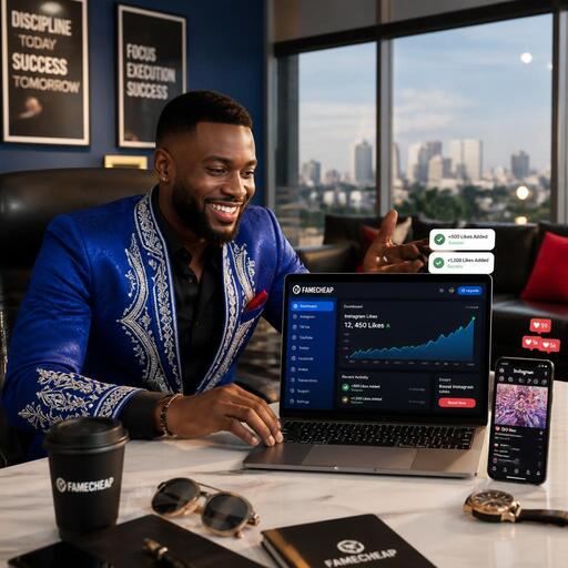Nigerian influencer using Famecheap to increase Instagram likes