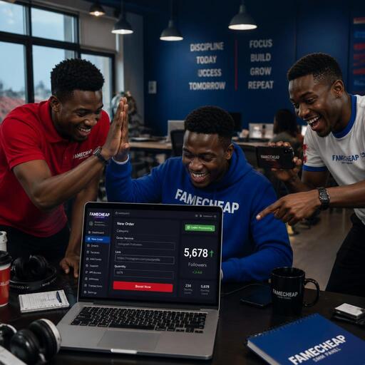Nigerian youth using Famecheap SMM panel