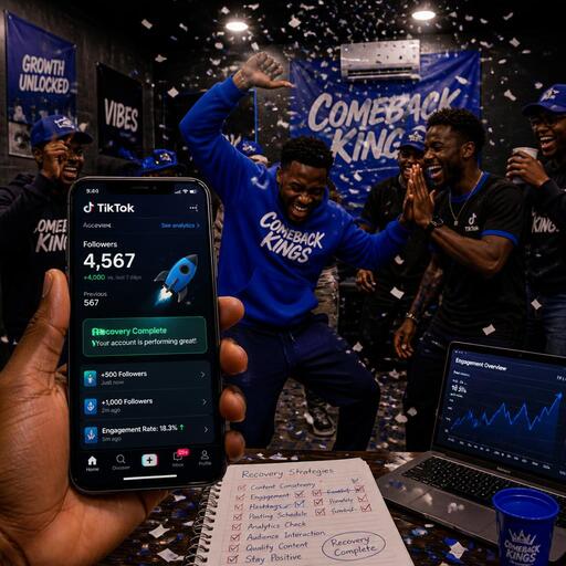 Naija TikTok account growth recovery