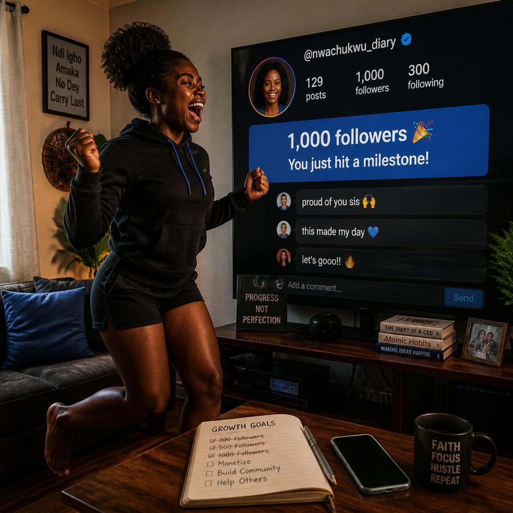 Nigerians celebrating Instagram milestones