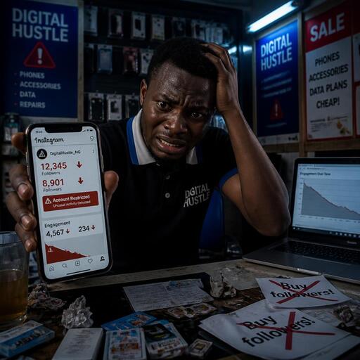 Naija youth frustrated by sudden Instagram suspension after SMM panel use