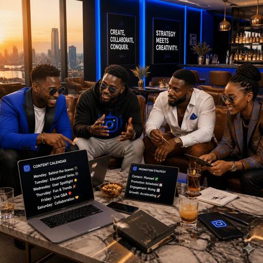 Nigerian creators at beach side