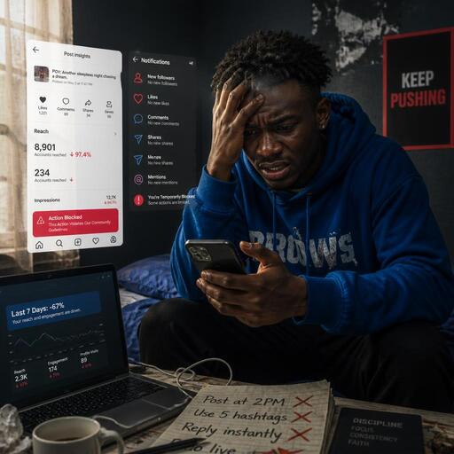 Naija influencer facing shadowban after SMM panel followers