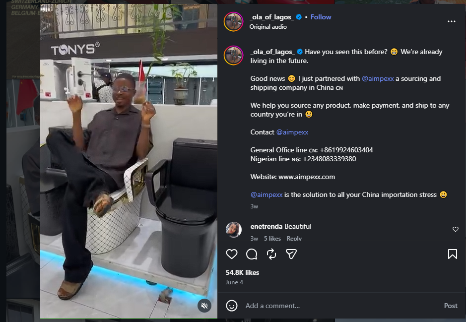 Nigerian Reels strategy