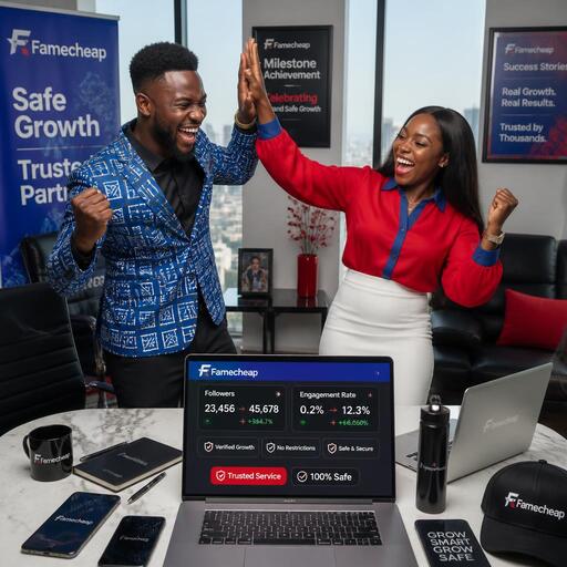 Nigerians celebrating secure Instagram growth