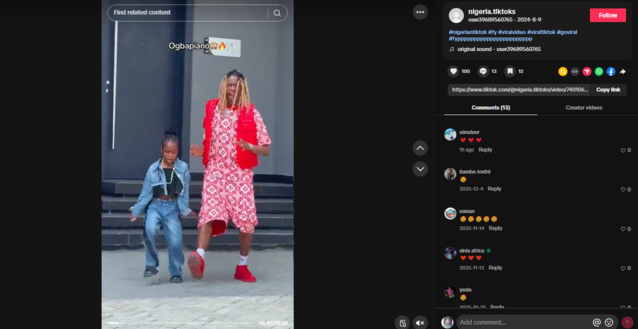 Naija creators posting high-retention TikTok videos
