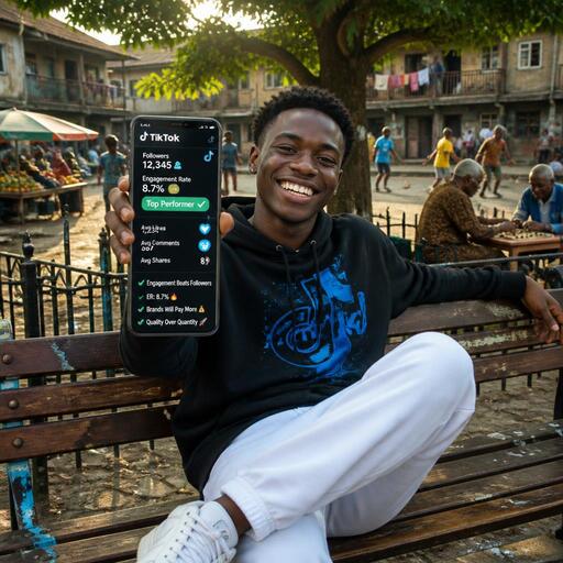 TikTok influencer engagement rate Nigeria