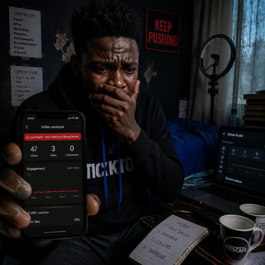 Nigerian creator frustrated with low views