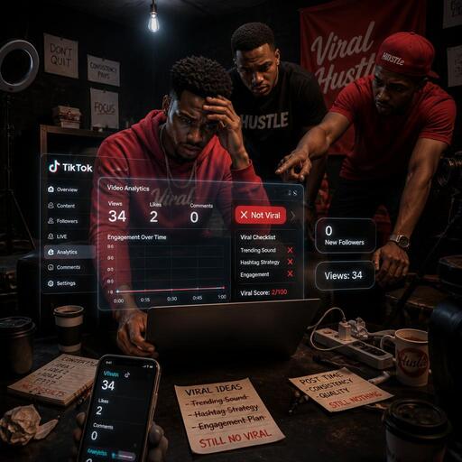 Naija youth frustrated with low TikTok views