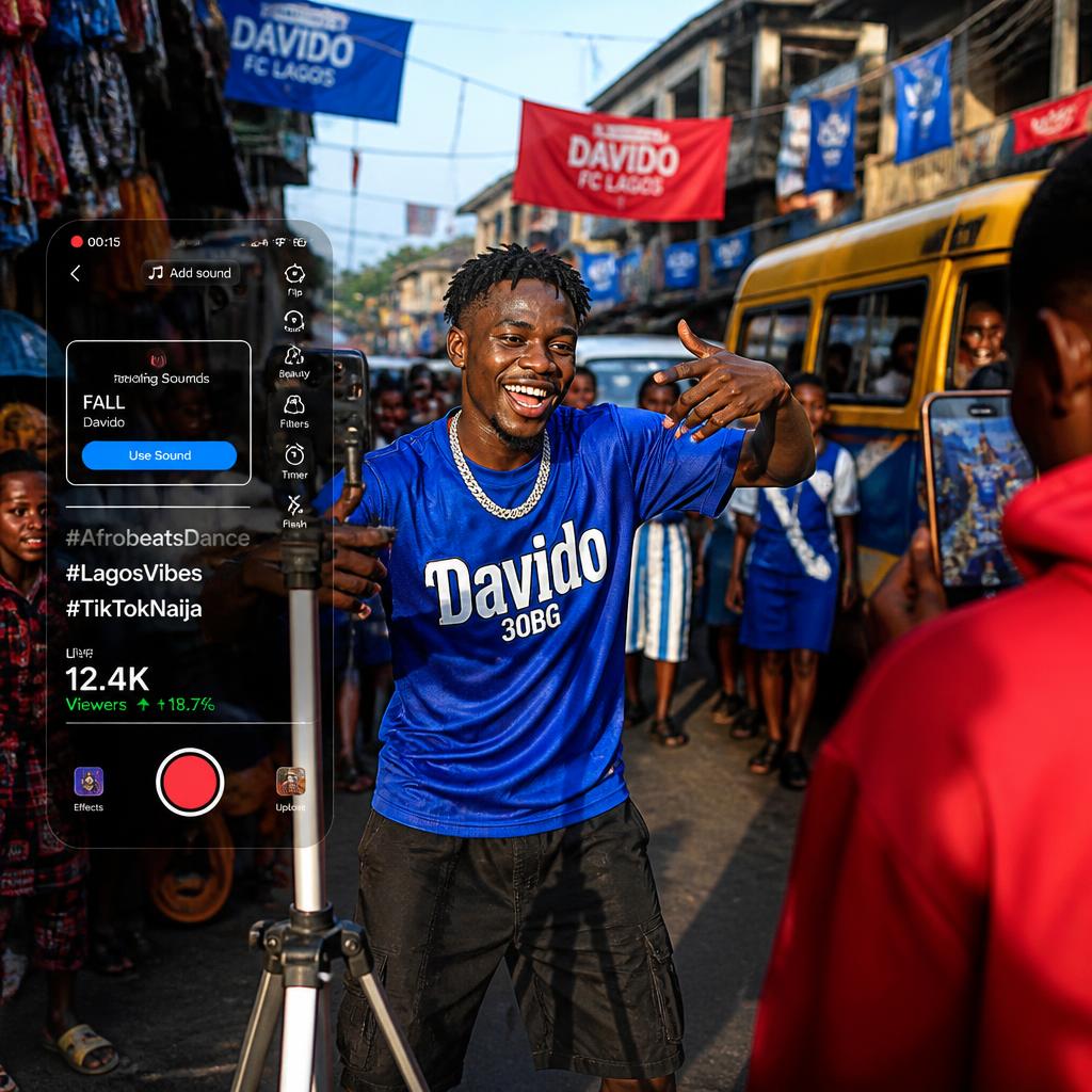 Nigerian youth enjoying TikTok trends