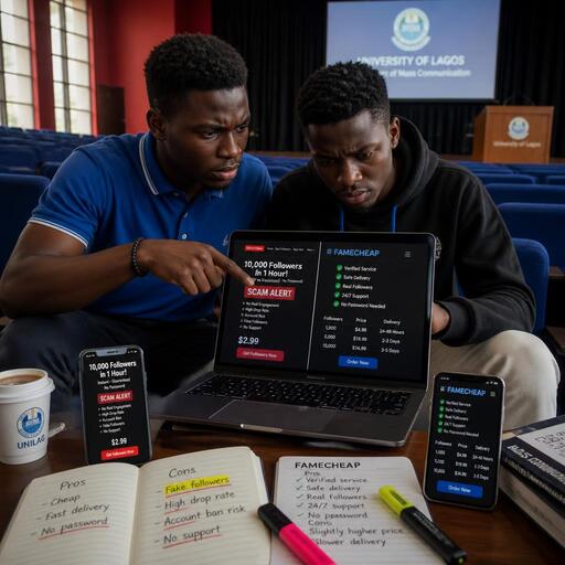 Nigerians checking Instagram growth services carefully