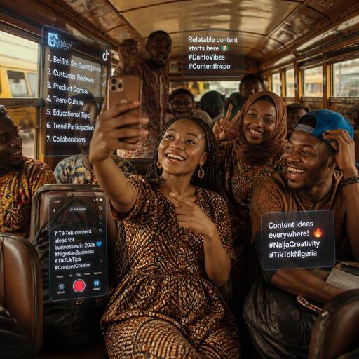 Nigerian business TikTok content ideas for 2026