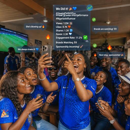 Nigerian influencer lifestyle showing Instagram growth journey