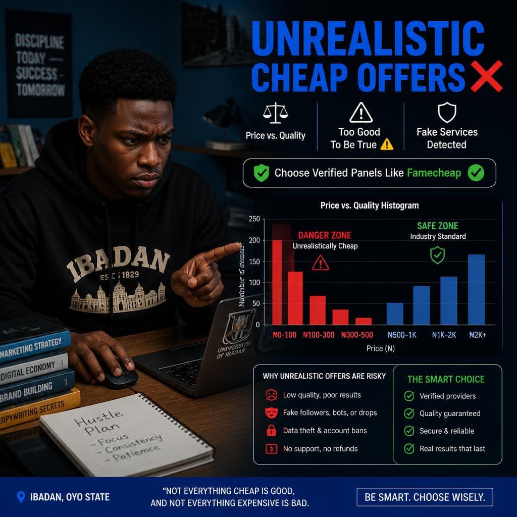 Nigerian student shocked by unrealistic offers