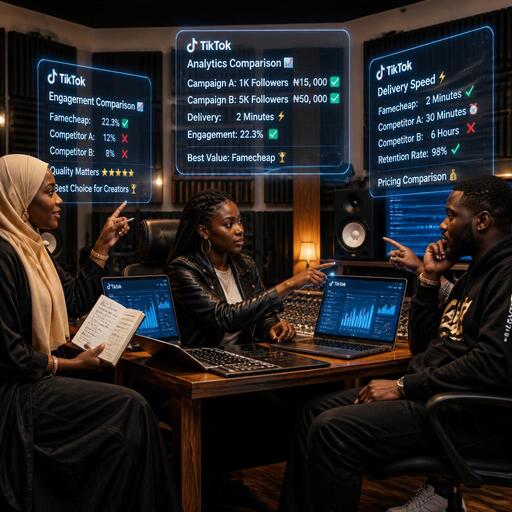 TikTok growth services Nigeria compared for affordability and engagement