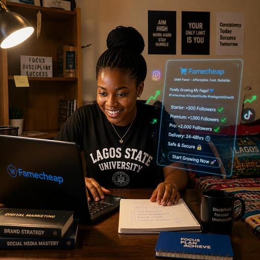 Nigerian creator using Famecheap SMM panel for Instagram growth