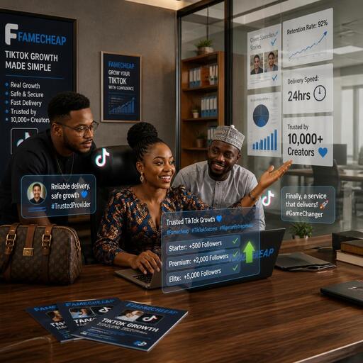 Famecheap trusted TikTok growth provider for Nigerian influencers