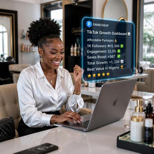 Famecheap TikTok growth panel Nigeria offering safe and affordable services