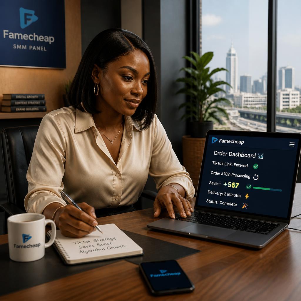 Order TikTok saves for algorithm growth with Famecheap dashboard