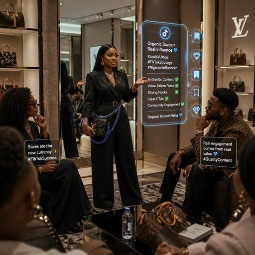 Boost TikTok video saves organically in fashion house