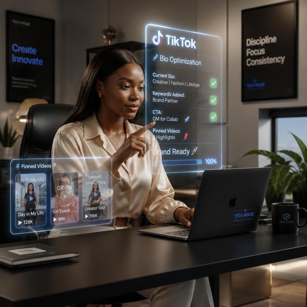 TikTok profile optimization for brands with quick professional setup