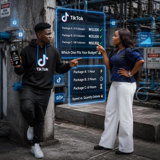 Pay for TikTok followers bank transfer Nigeria