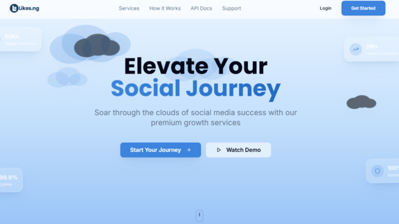 Screen of dashboard and engagement metrics