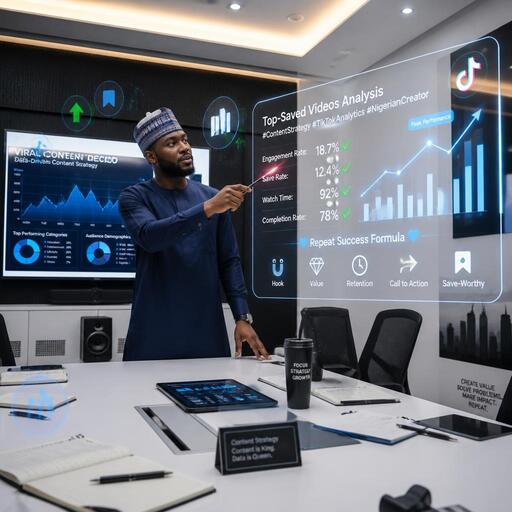 TikTok save rate optimization at conference room
