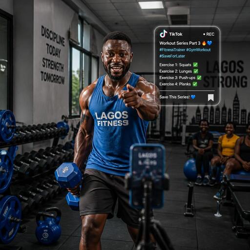 TikTok video series that increases saves in gym