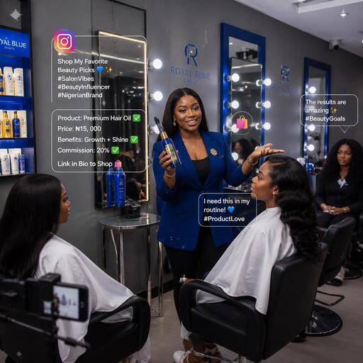 Instagram product sales for Nigerian influencers via online stores