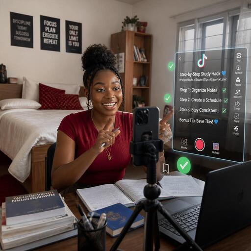 TikTok tutorials that drive saves in hostel setting