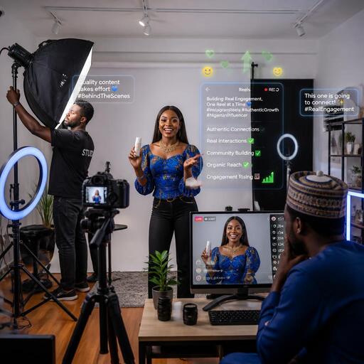 Nigerian creators supporting Instagram growth with content