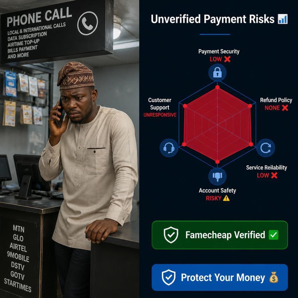 Nigerian customer facing suspicious payment request