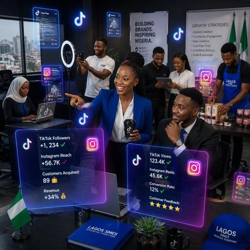 TikTok vs Instagram for small businesses in Nigeria