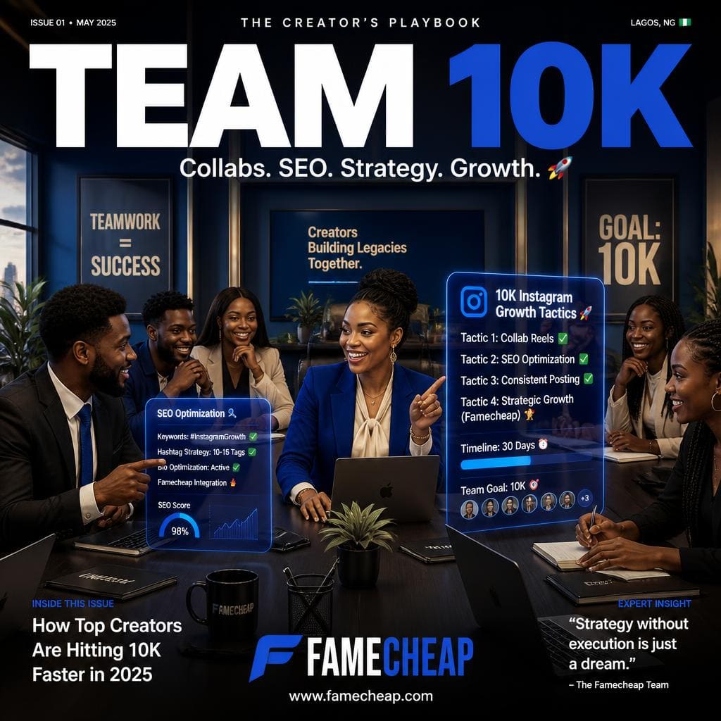 Nigerian creators collaborating to reach 10K Instagram followers faster