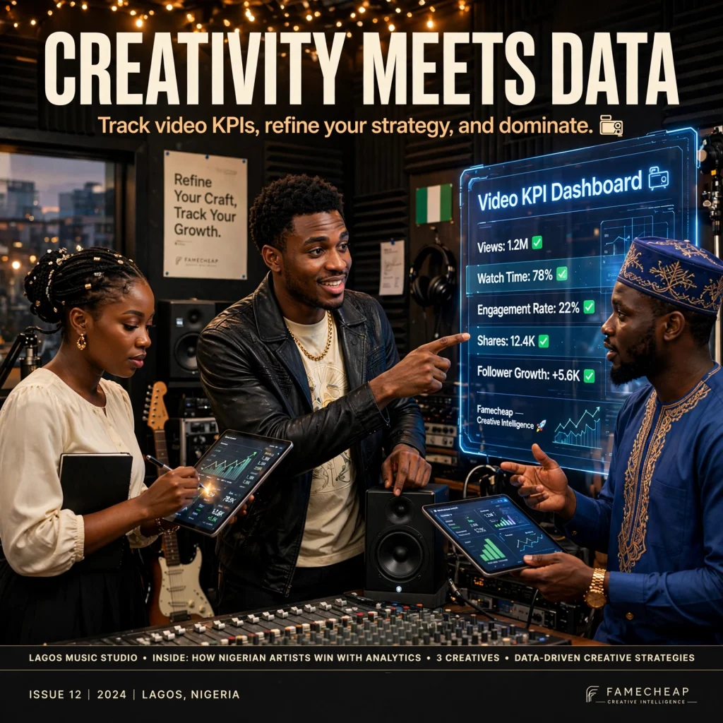 Infographic showing video retention, shares, and saves