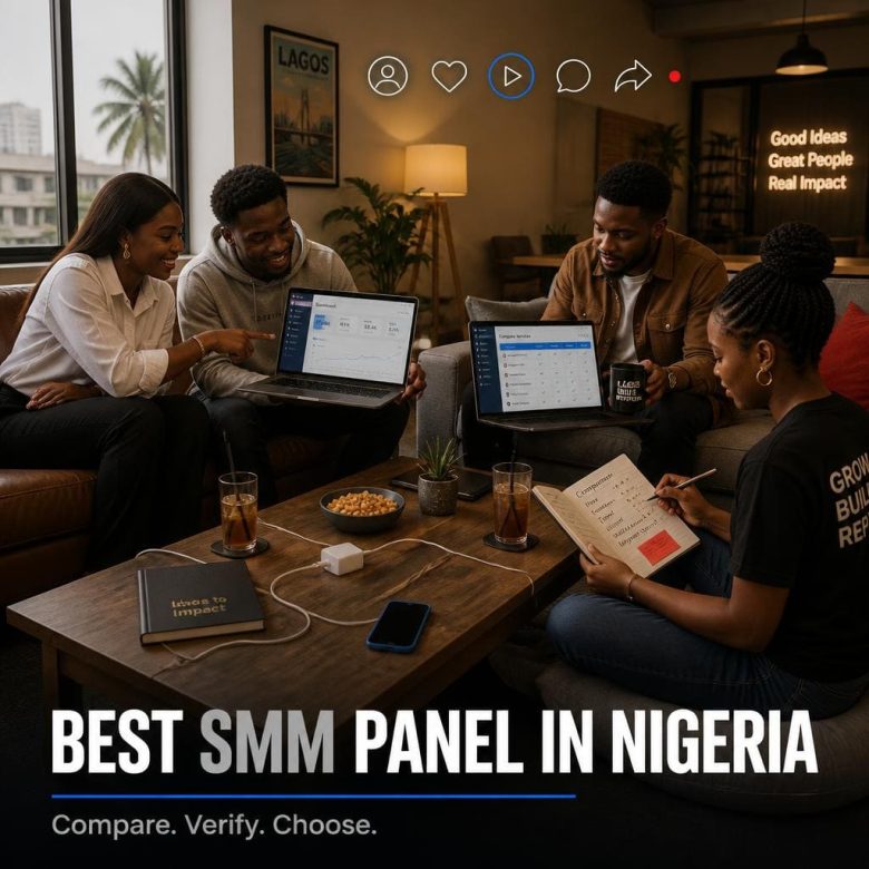 Nigerian creators comparing social media growth services panels