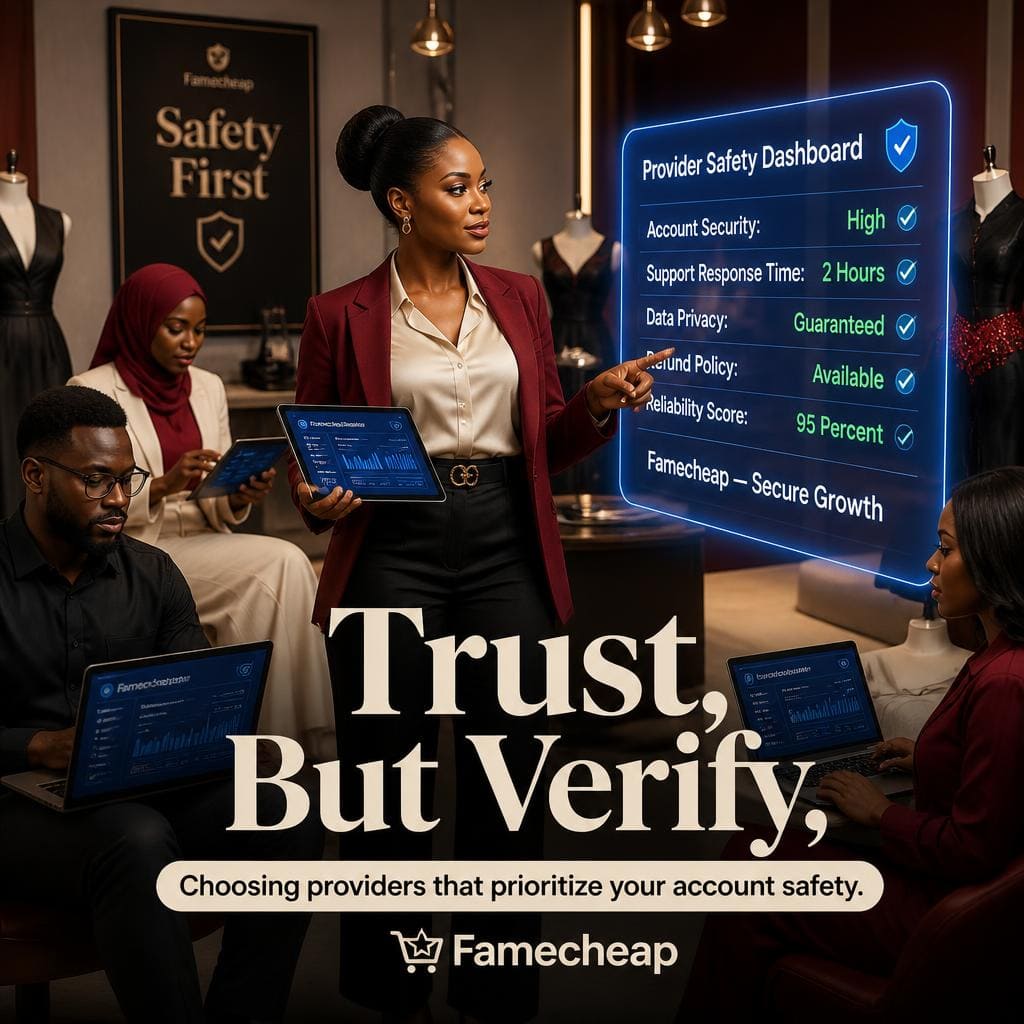 Nigerian creators evaluating LinkedIn growth providers for safety and reliability