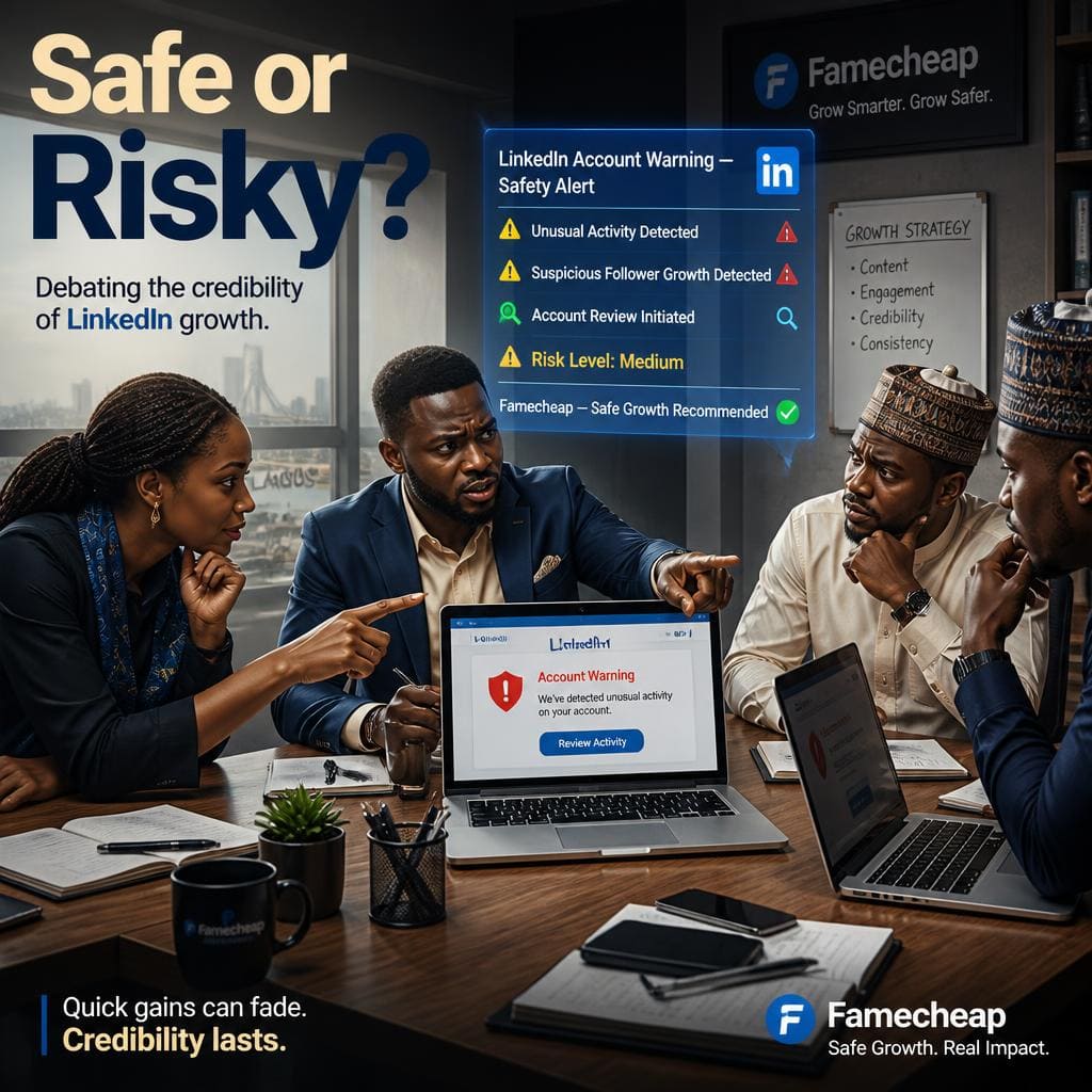 Safe to purchase LinkedIn followers without risking account suspension Nigeria