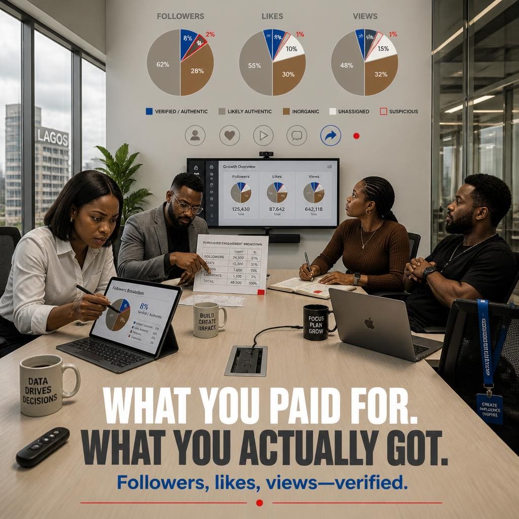 Nigerian social media promotion services in Nigeria visualized