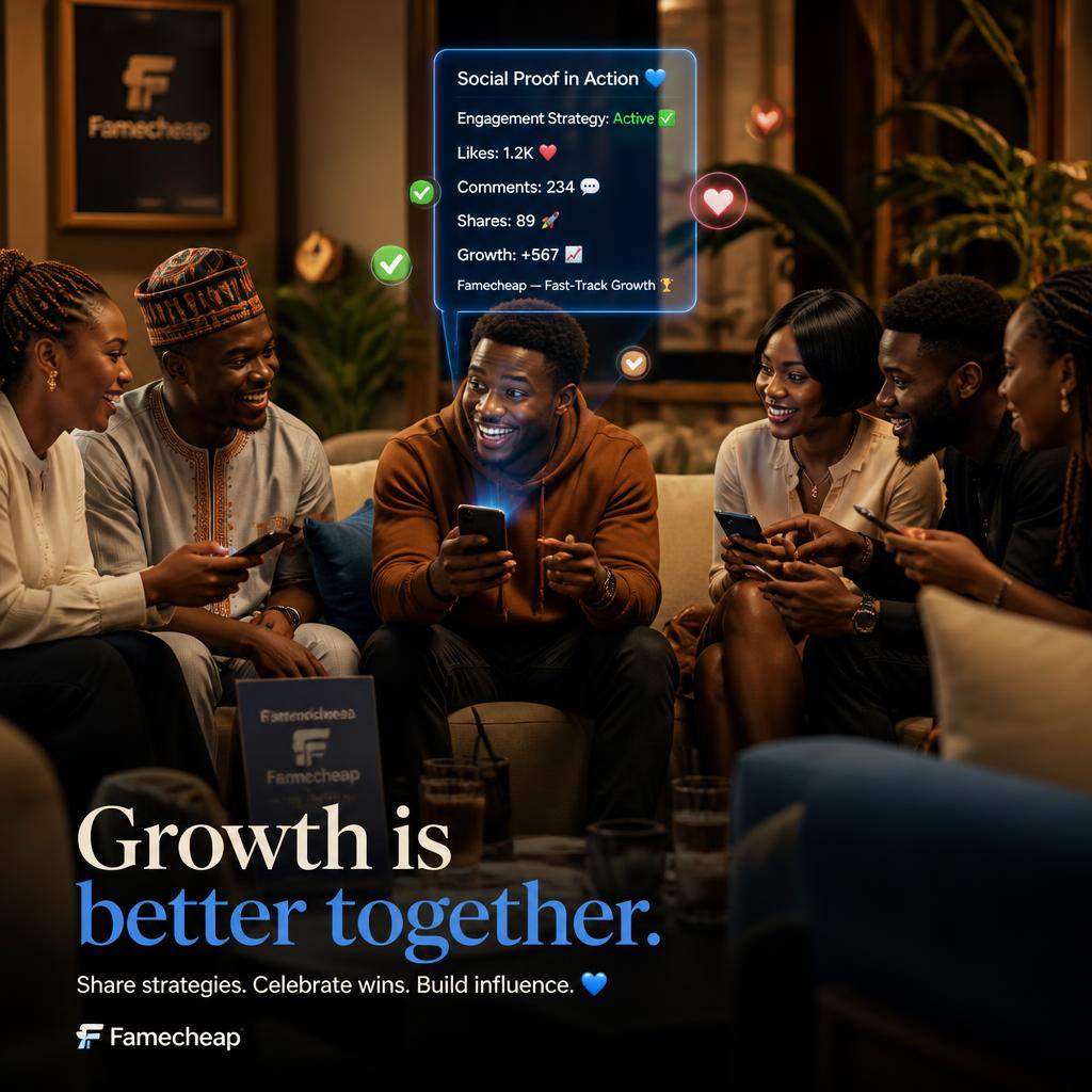 Nigerians engaging on phones in lounge